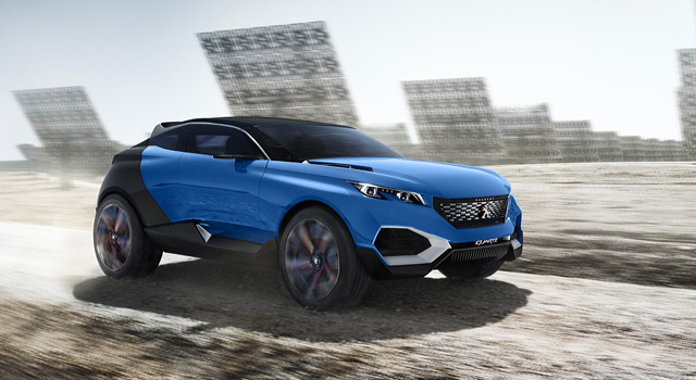 Peugeot Quartz Concept 2015 : les photos officielles