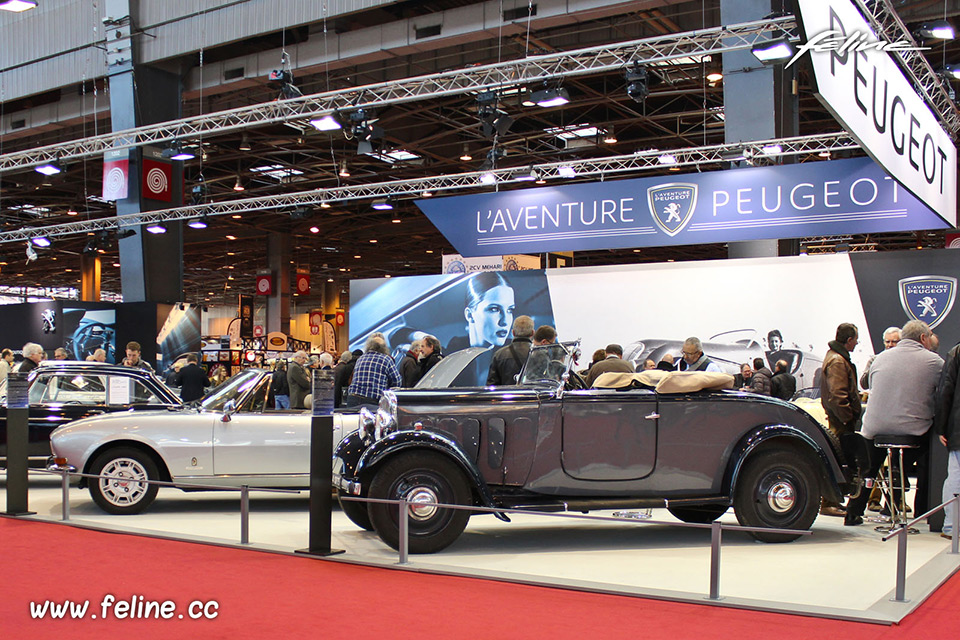 Photos : L'Aventure Peugeot au salon Rétromobile 2016