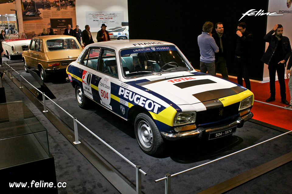 Photo Peugeot 504 Berline GL (1974) - Salon Rétromobile 2017