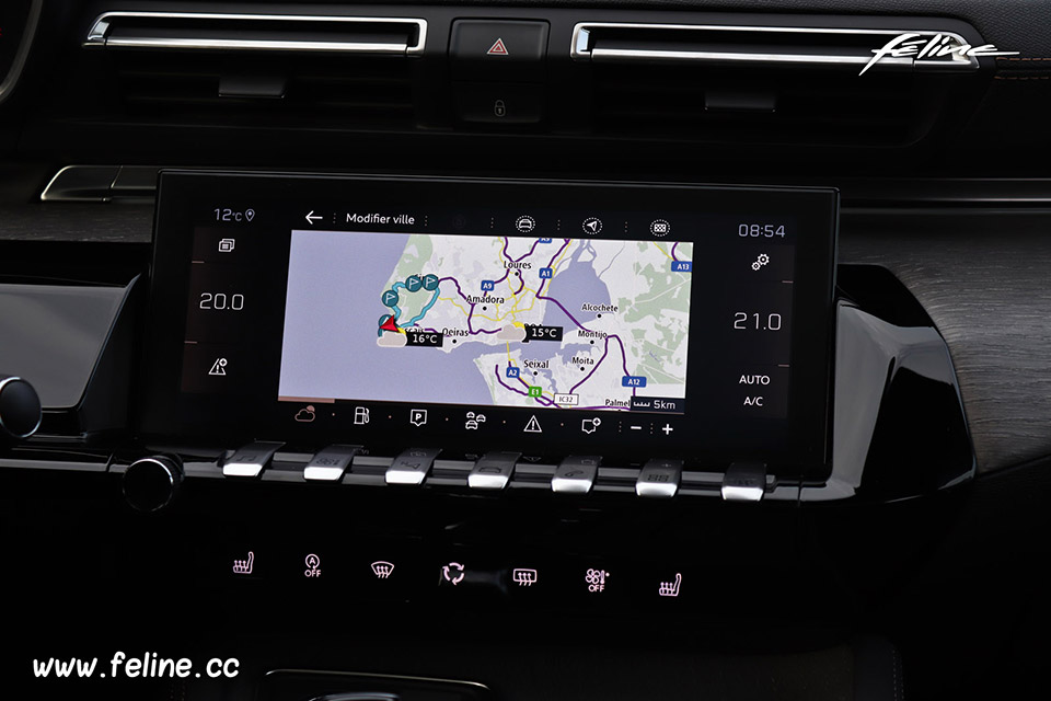 Photo écran tactile nouvelle Peugeot 508 SW II 2019