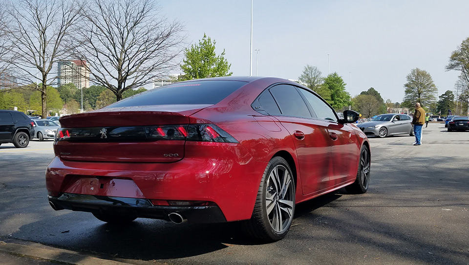 Photo présentation nouvelle Peugeot 508 II à Atlanta (USA)