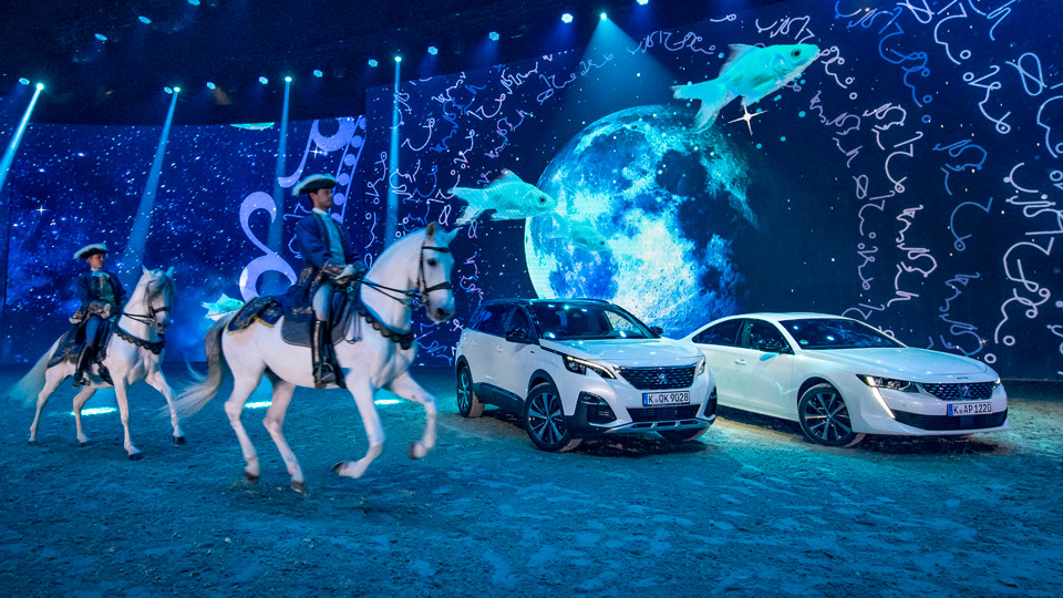 Peugeot devient partenaire du spectacle équestre Cavalluna