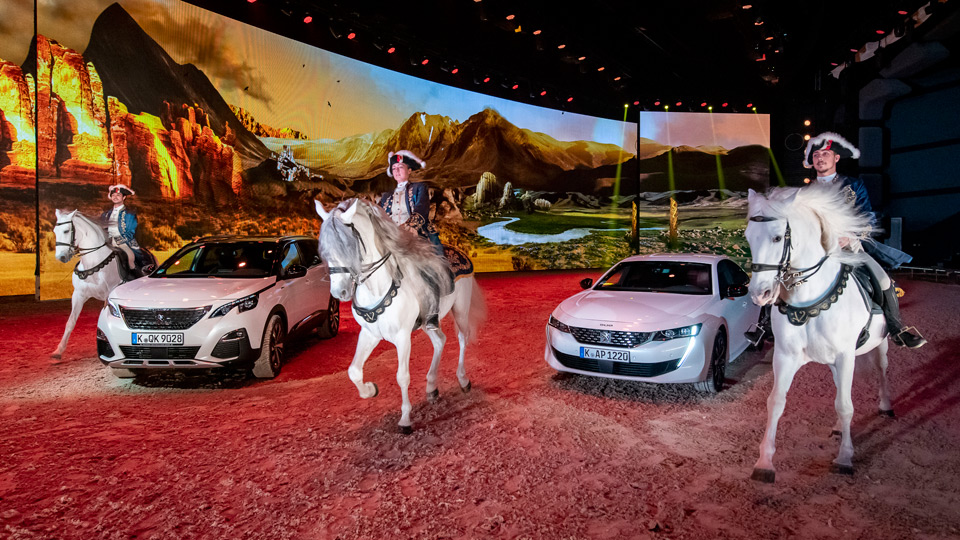 Peugeot devient partenaire du spectacle équestre Cavalluna