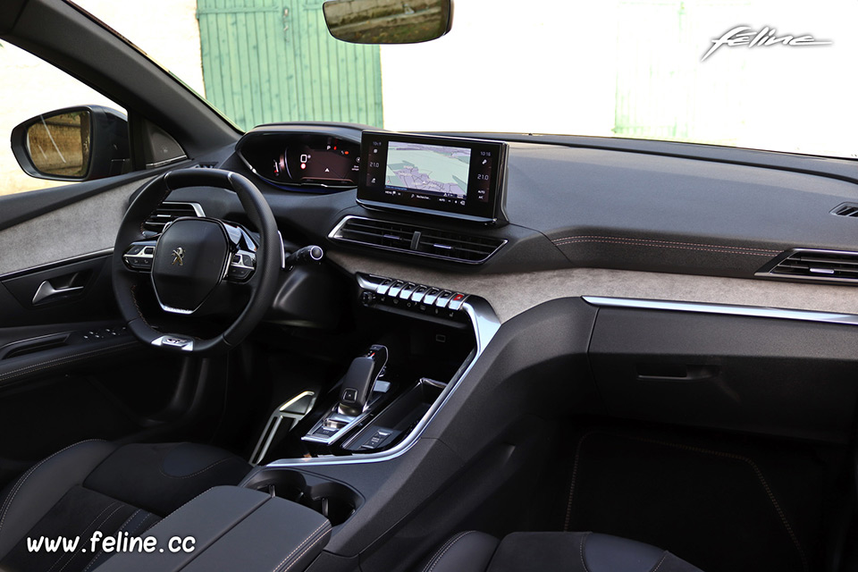 Photo intérieur Peugeot 3008 II et 5008 II restylées (2020)