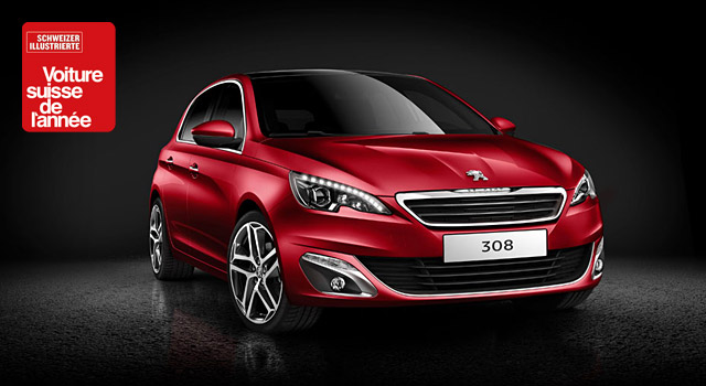 La Peugeot 308, Voiture de l'Année 2014 en Suisse ?