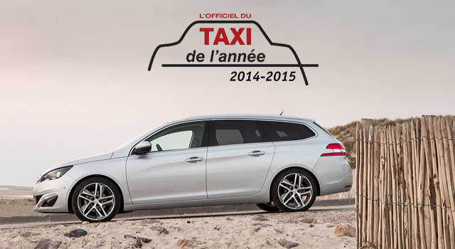 La Peugeot 308 SW élue Taxi de l'Année 2014-2015