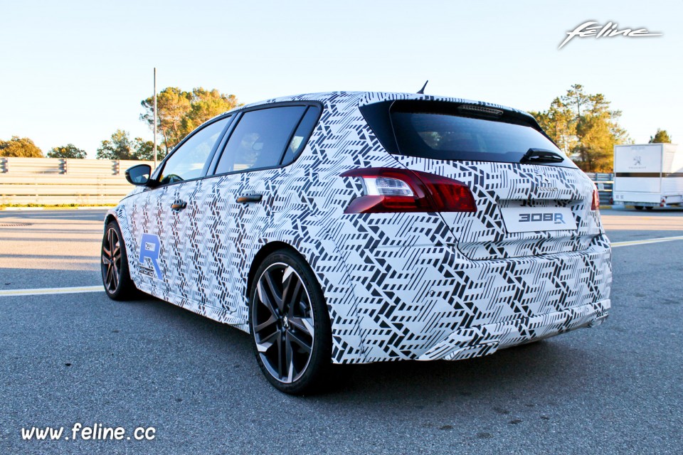 Photo 3/4 arrière Peugeot 308 R HYbrid Prototype (2015)