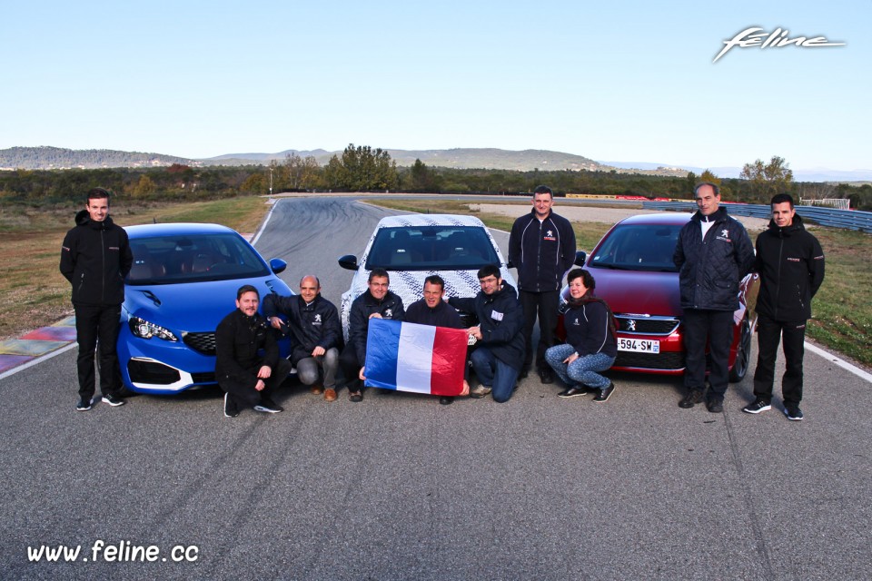 Photo équipes Peugeot Sport essai exclusif Peugeot 308 R HYbrid