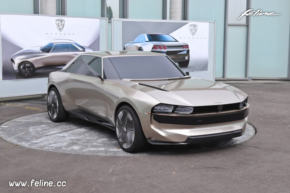 Photo coulisses projet Peugeot e-Legend Concept Car (2018)