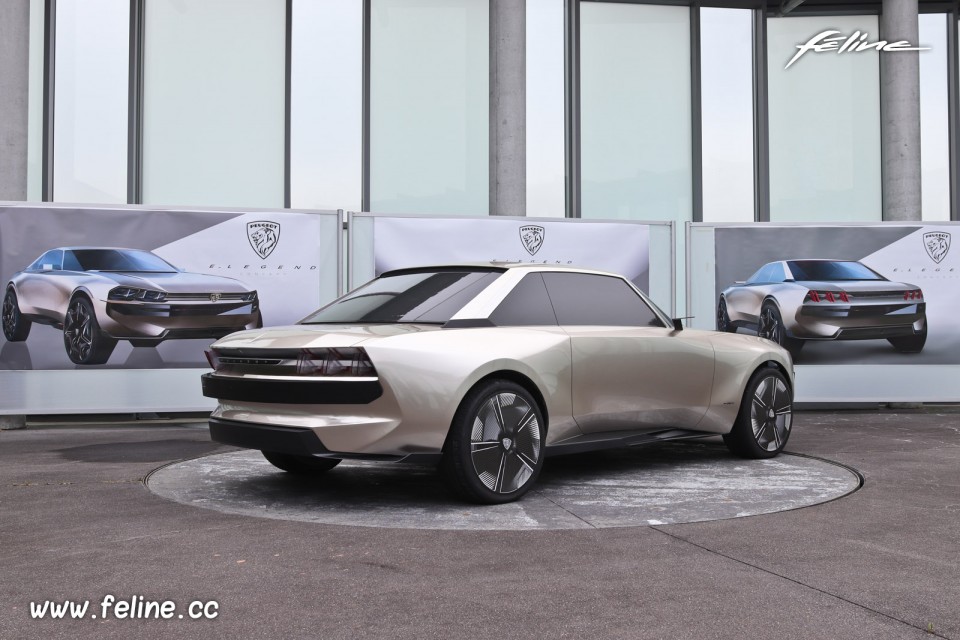 Photo coulisses projet Peugeot e-Legend Concept Car (2018)