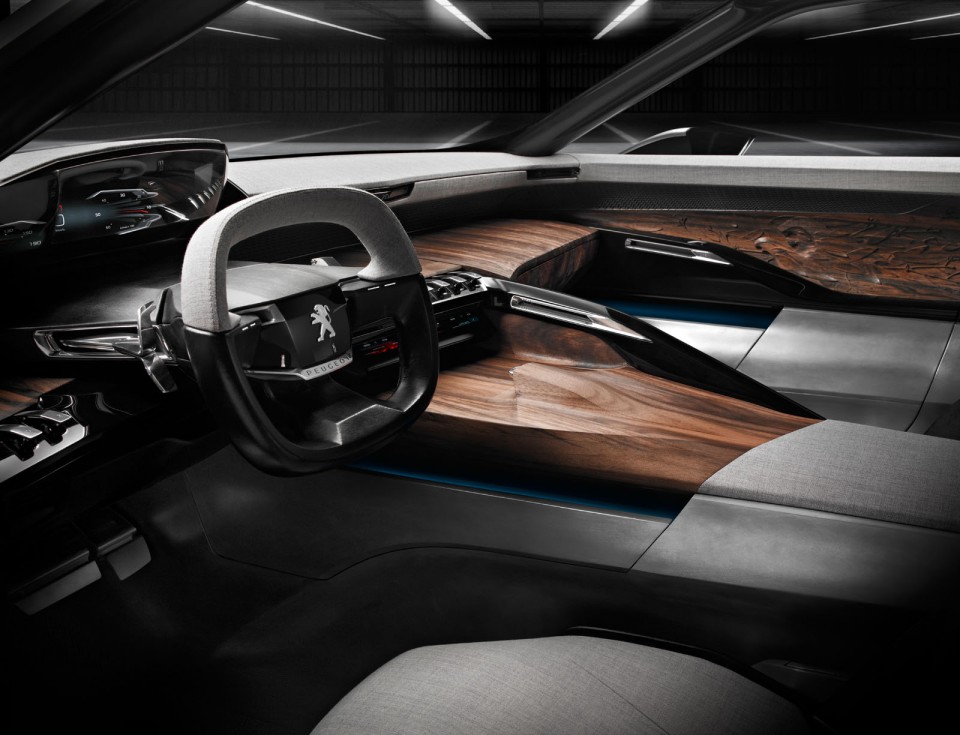 Photo intérieur i-Cockpit Peugeot Exalt Concept (2014)