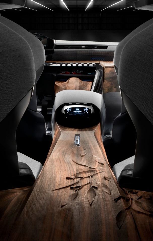 Photo console centrale Peugeot Exalt Concept (2014)