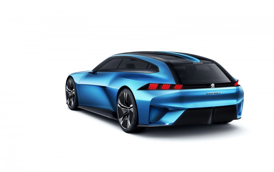 Photo 3/4 arrière Peugeot Instinct Concept Car (2017)