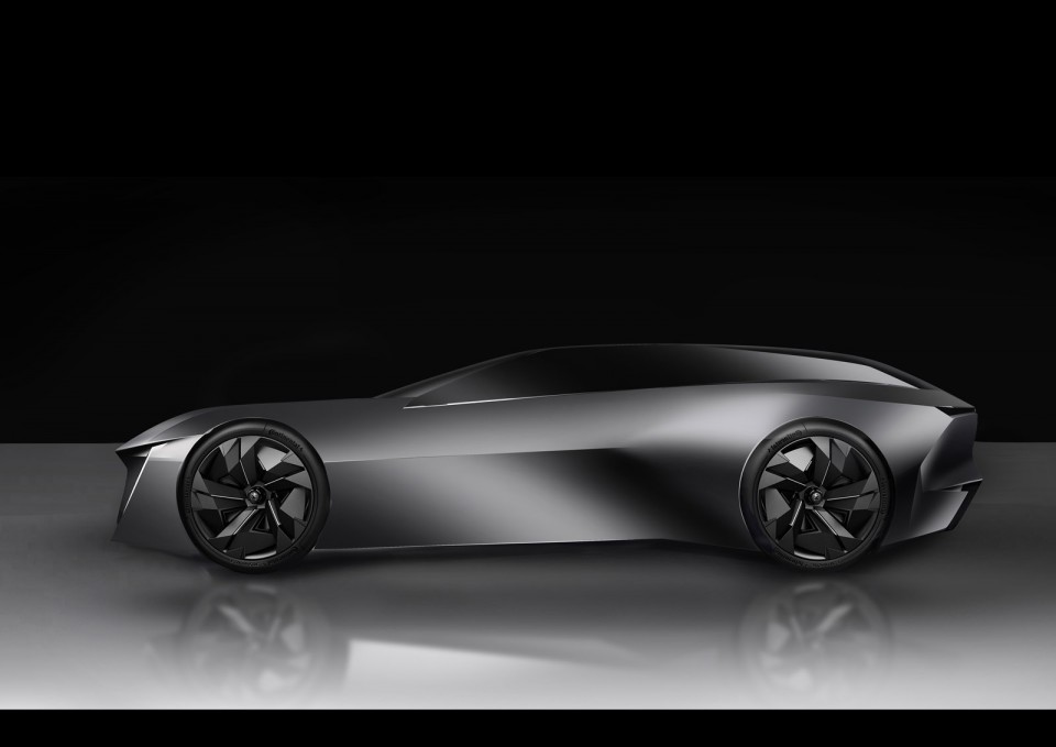 Photo profil design sketch Peugeot Instinct Concept Car (2017)