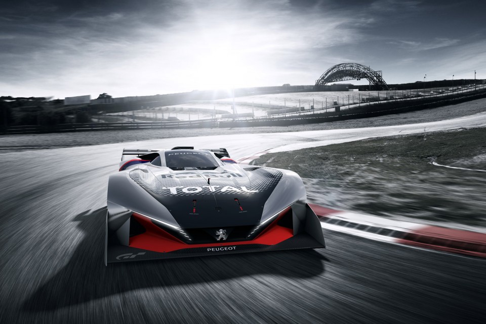 Photo face avant Peugeot L750 R HYbrid Vision Gran Turismo (2017