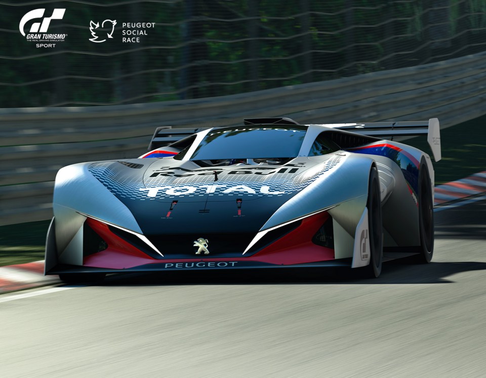 Photo officielle Peugeot L750 R HYbrid Vision Gran Turismo (2017