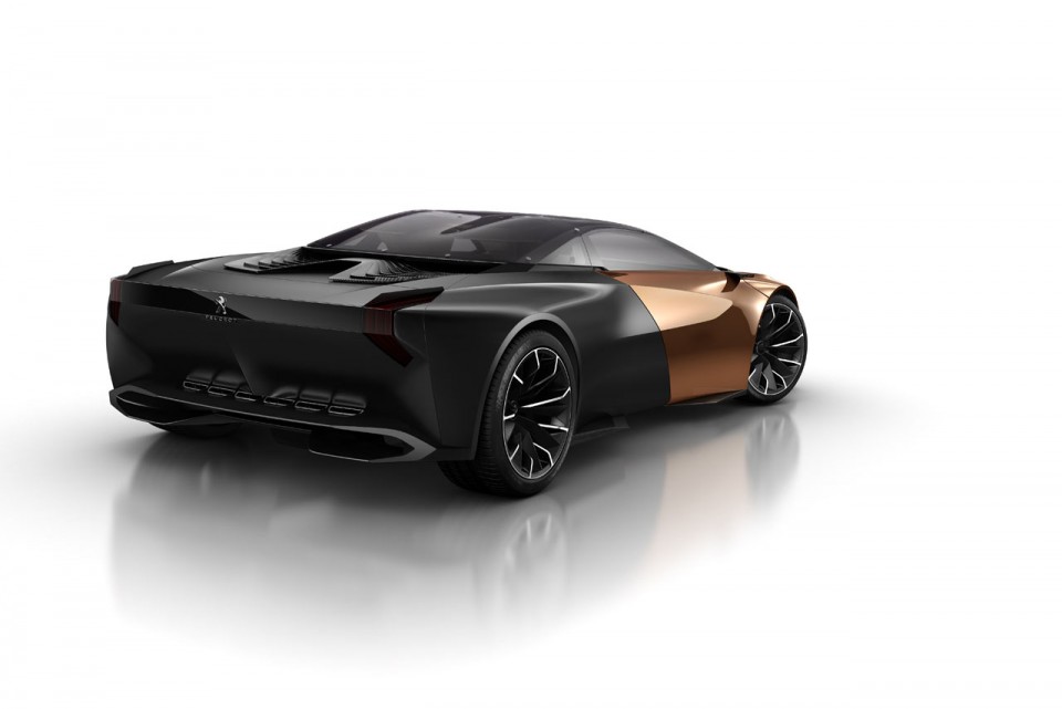 Photo 3/4 arrière Peugeot Onyx Concept Car (2012) - 1-003