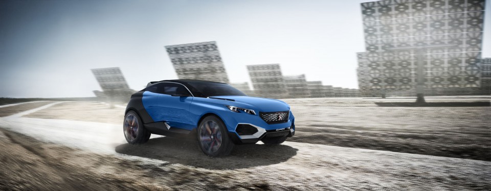 Photo 3/4 avant Peugeot Quartz Concept Car (2015)