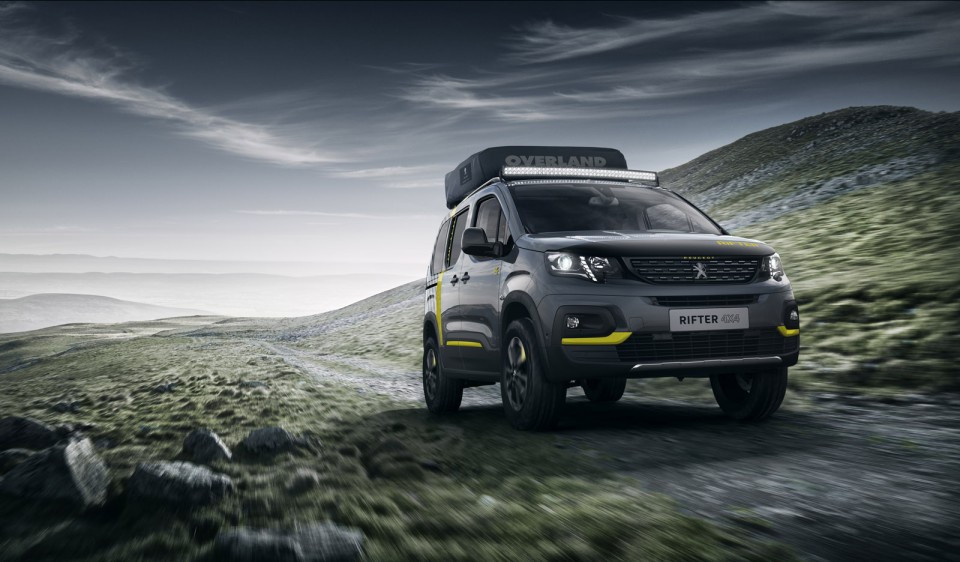 Photo officielle Peugeot Rifter 4x4 Concept Car 2018