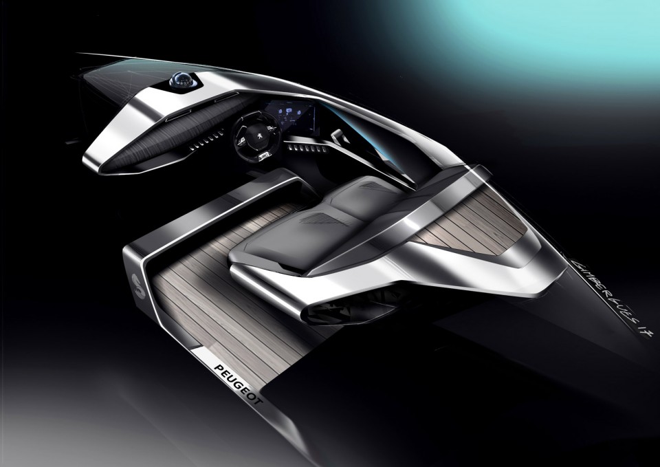 Illustration officielle Bénéteau Peugeot Sea Drive Concept (20