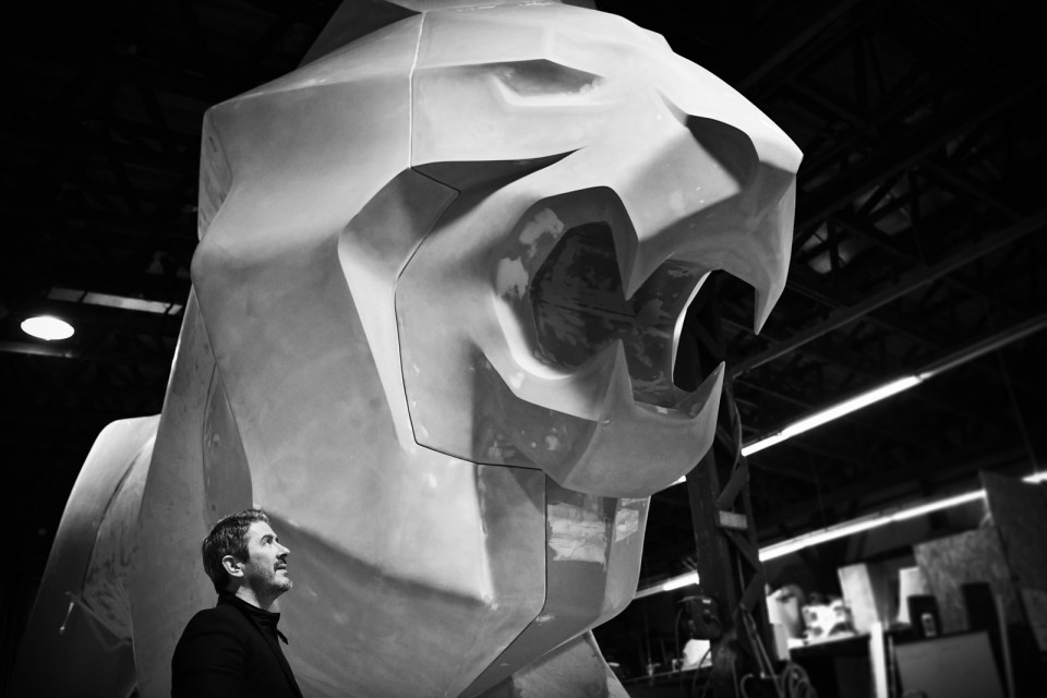 Photo Making Of Lion Monumental Peugeot (2018)