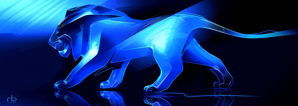 Photo design sketch Lion Monumental Peugeot (2018)