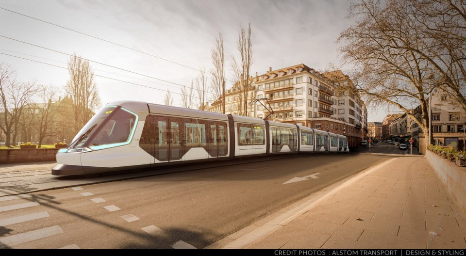 Tramway Strasbourg by Peugeot Design Lab & Alstom Transport (2014)