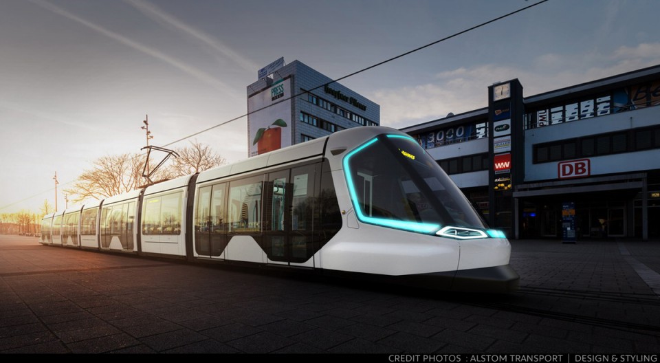 Tramway Strasbourg by Peugeot Design Lab & Alstom Transport (2014)