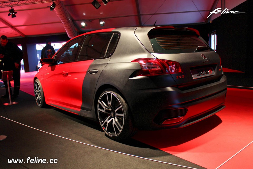 3/4 arrière Peugeot 308 R Concept (2013) - Concept Cars 2014 Pa