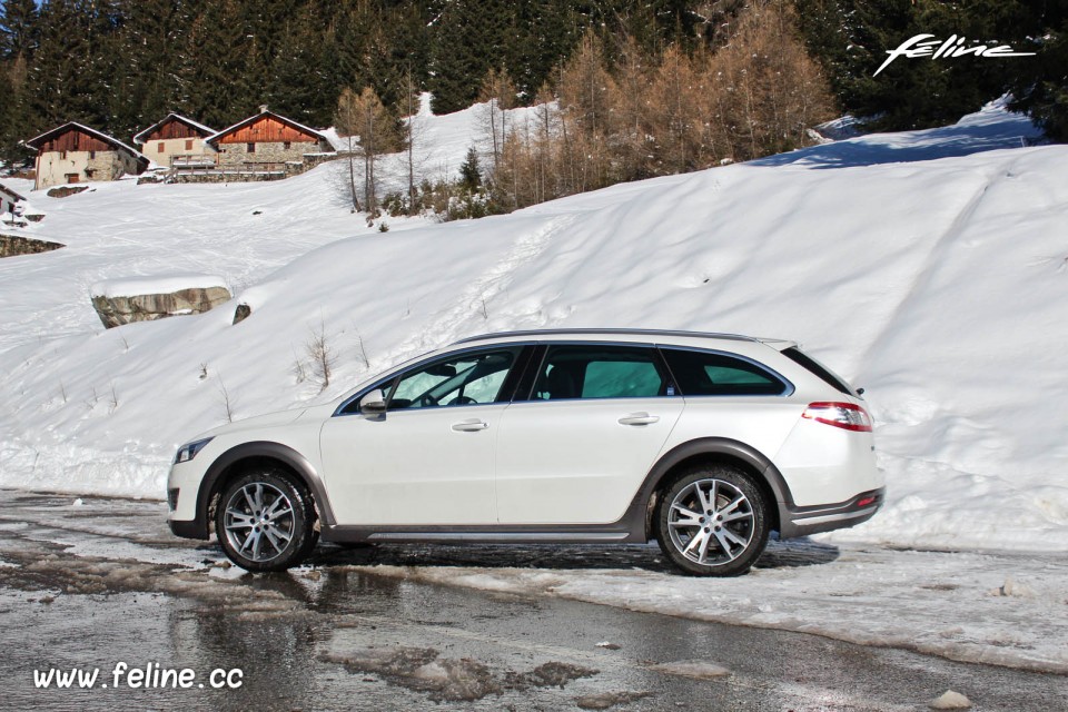 Peugeot 508 RXH Blanc Nacré - Peugeot Winter Experience 2014