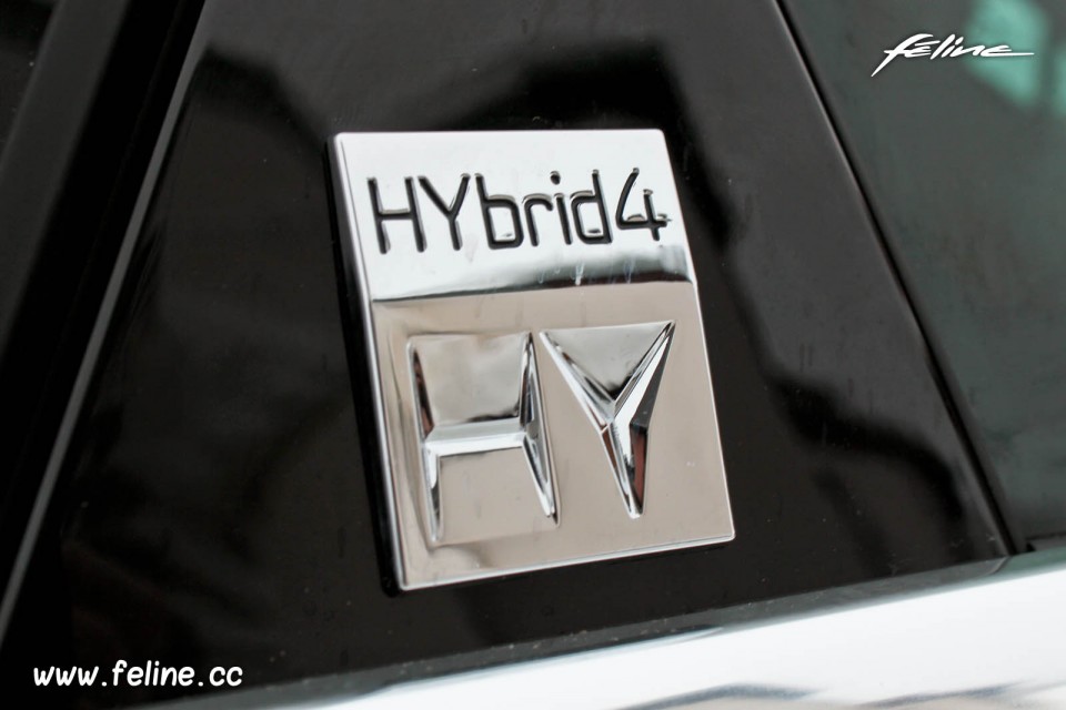 Badge HYbrid4 Peugeot 508 RXH - Peugeot Winter Experience 2014