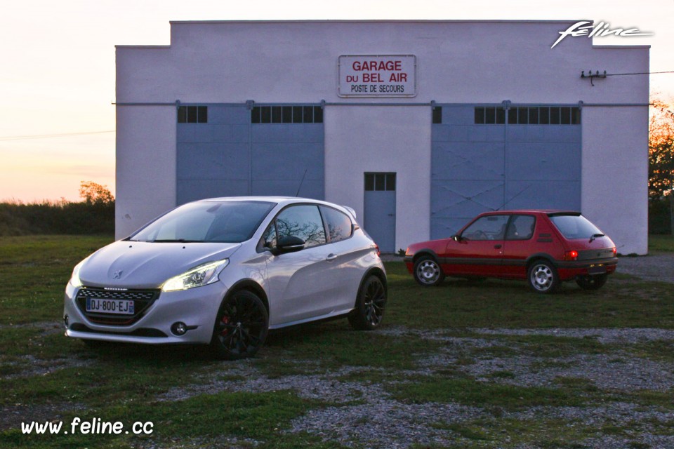 Photo Peugeot 208 GTi 30th et 205 GTi - Rencontre GTi Powers Bou