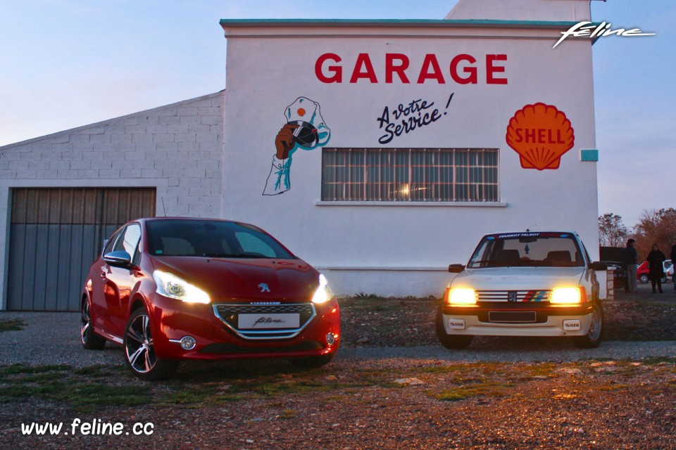 Photo Peugeot 205 GTi et 208 GTi - Rencontre GTi Powers Bourgogn