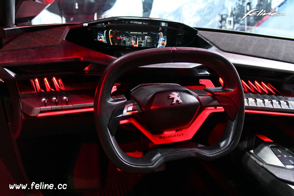 Photo i-Cockpit Peugeot Quartz Concept (2014) - Salon de Paris 2