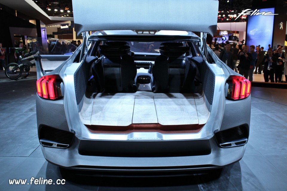 Photo coffre Peugeot Exalt Concept (2014) - Salon de Paris 2014