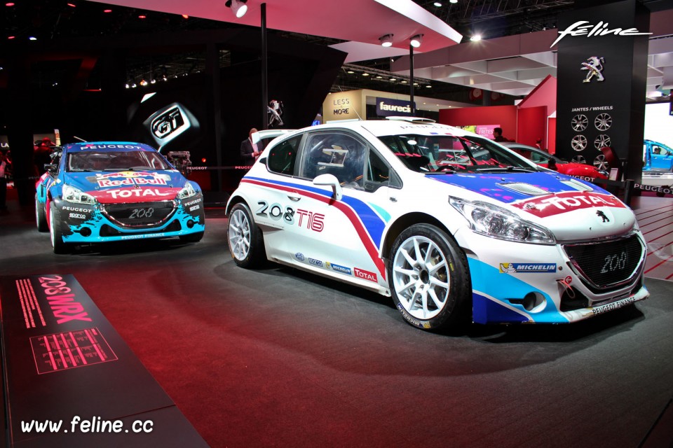 Photo Peugeot 208 T16 et 208 WRX - Salon de Paris 2014