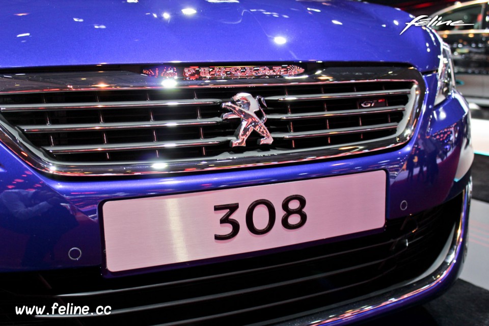 Photo calandre Peugeot 308 GT - Salon de Paris 2014