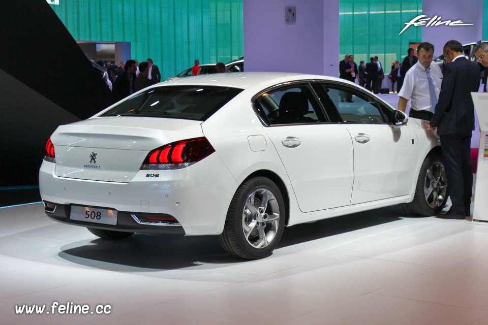 Photo Peugeot 508 HYbrid4 restylée - Salon de Paris 2014