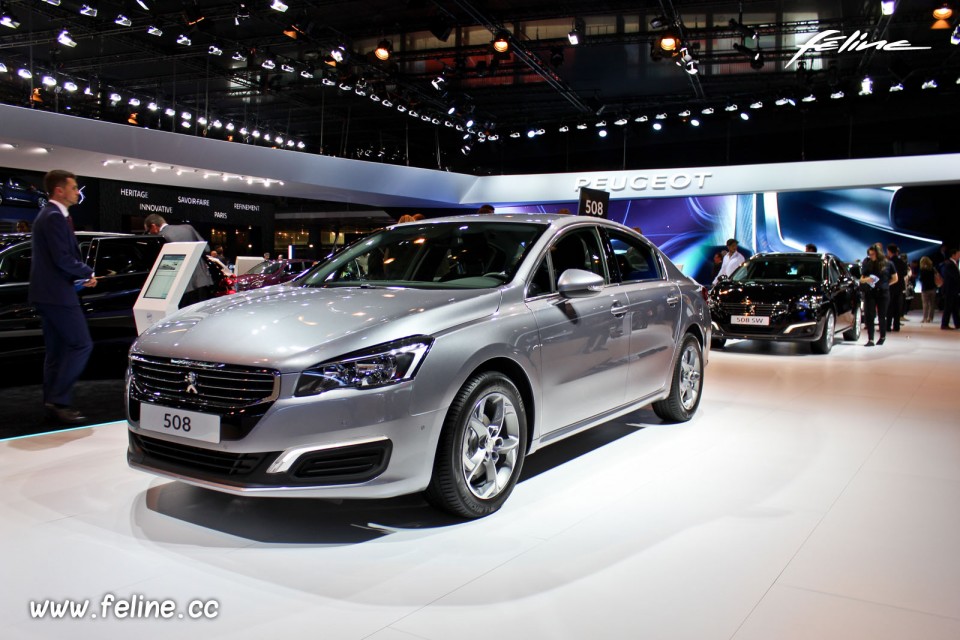 Photo Peugeot 508 berline restylée - Salon de Paris 2014