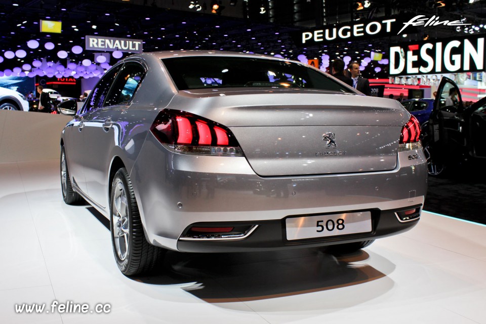 Photo Peugeot 508 berline restylée - Salon de Paris 2014