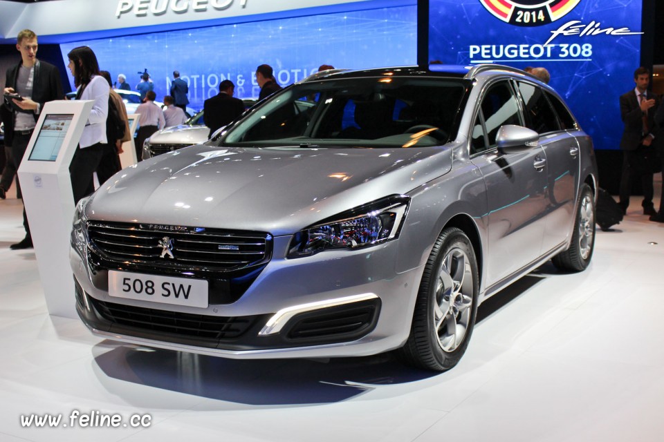 Photo Peugeot 508 SW restylée - Salon de Paris 2014