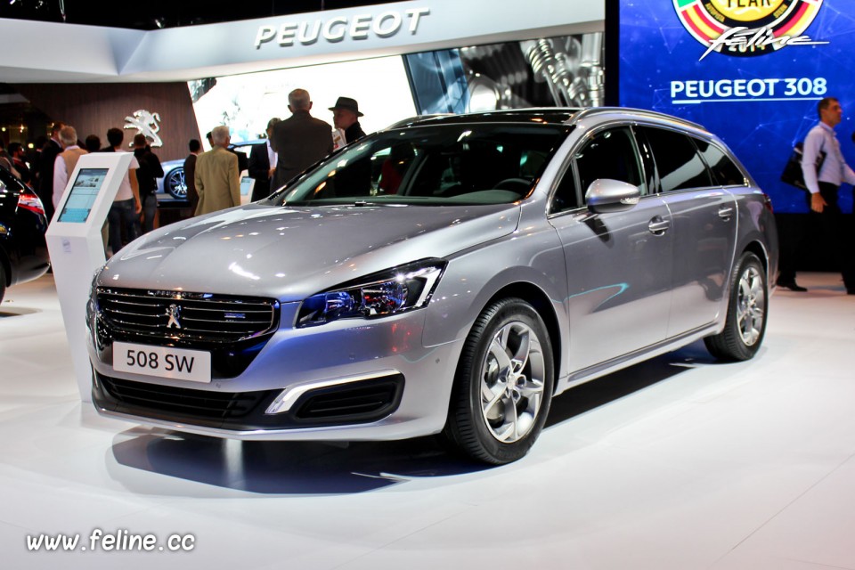 Photo Peugeot 508 SW restylée - Salon de Paris 2014