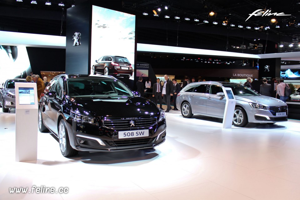 Photo Peugeot 508 SW restylées - Salon de Paris 2014