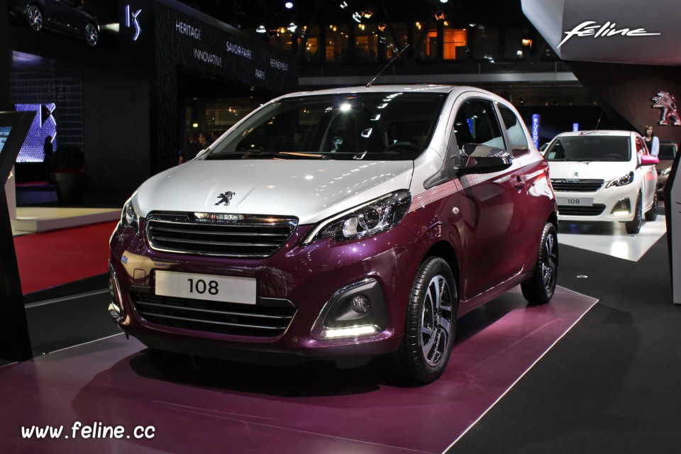 Photo Peugeot 108 Allure Red Purple / Gris Gallium - Salon de Pa