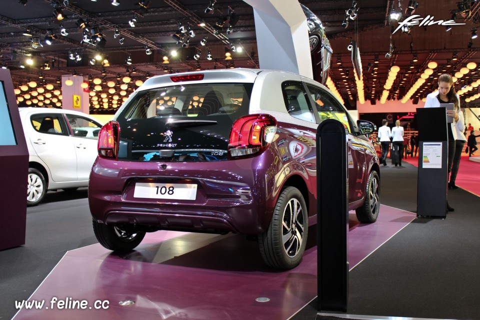 Photo Peugeot 108 Allure Red Purple / Gris Gallium - Salon de Pa