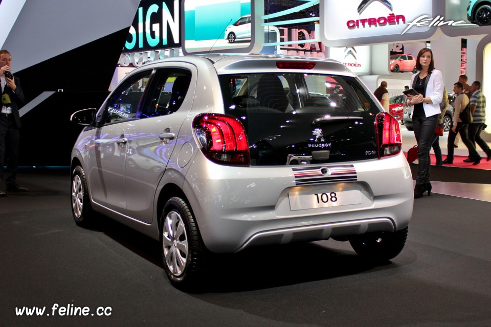 Photo Peugeot 108 Active Gris Gallium - Salon de Paris 2014