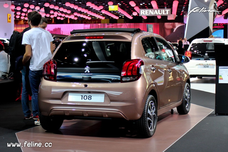 Photo Peugeot 108 Allure Top Aïkinite - Salon de Paris 2014