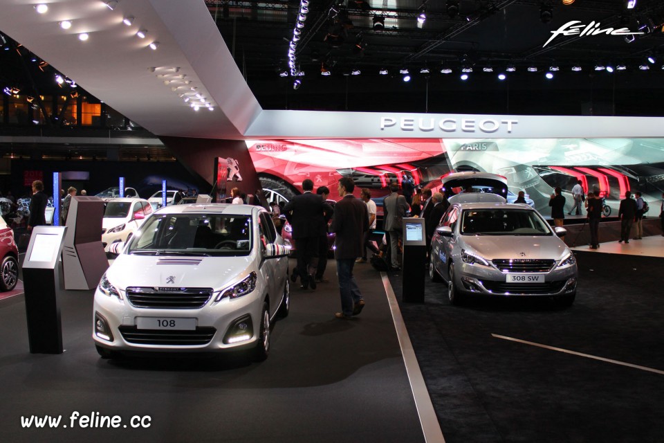 Photo stand Peugeot - Salon de Paris 2014