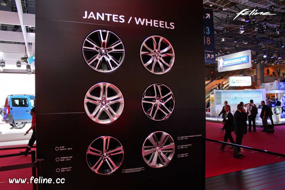 Photo jantes aluminium Peugeot - Salon de Paris 2014