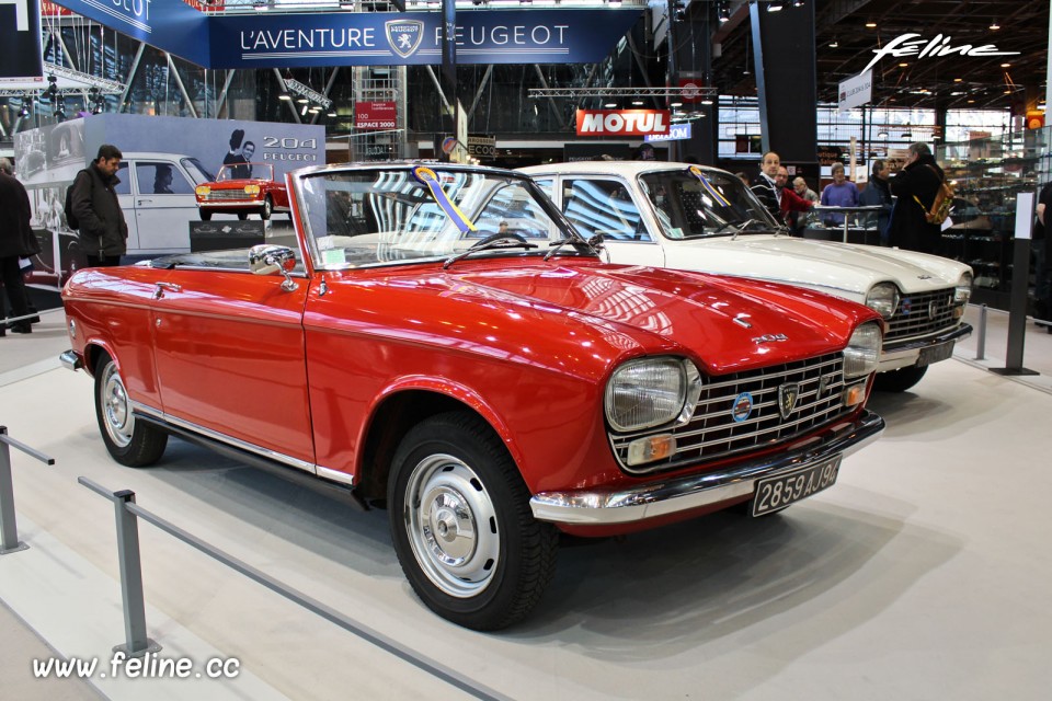 Peugeot 204 Cabriolet (1967) - Salon Rétromobile 2015